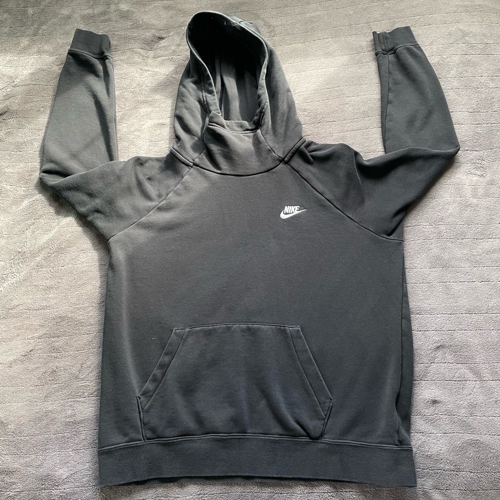 Black Nike cowl neck sweatshirt.